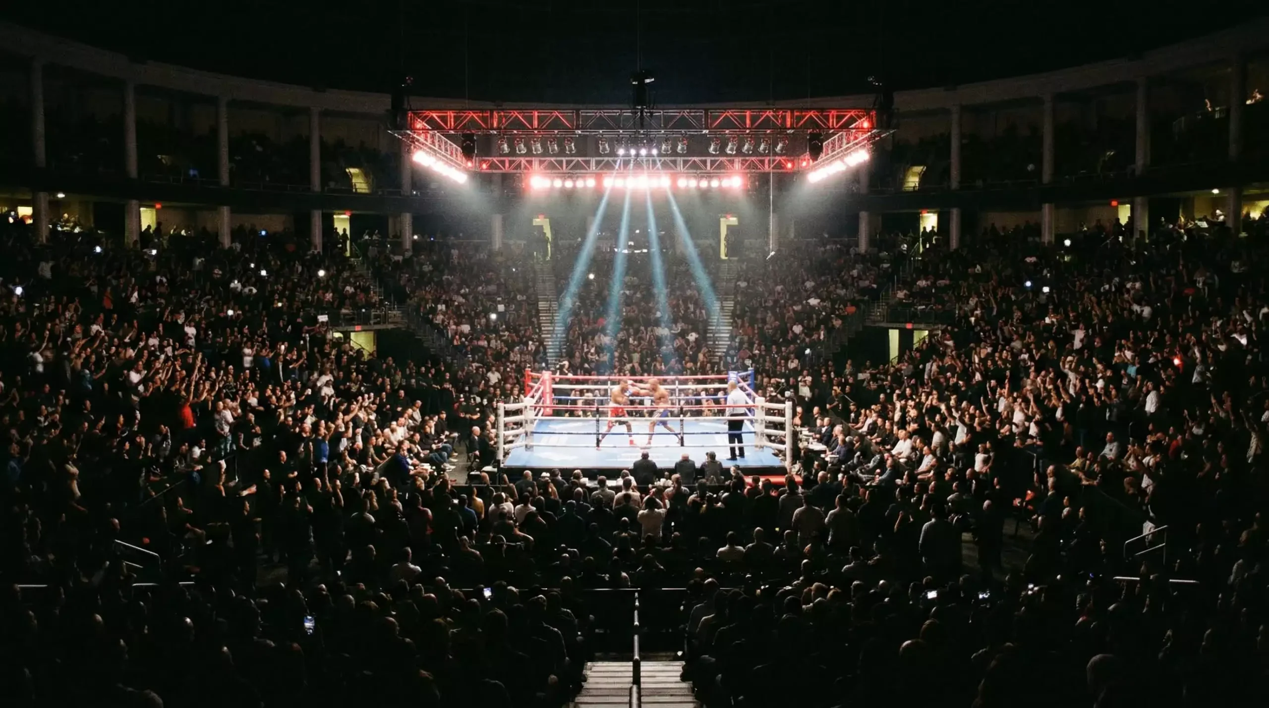 Apuestas en vivo en boxeo durante un combate