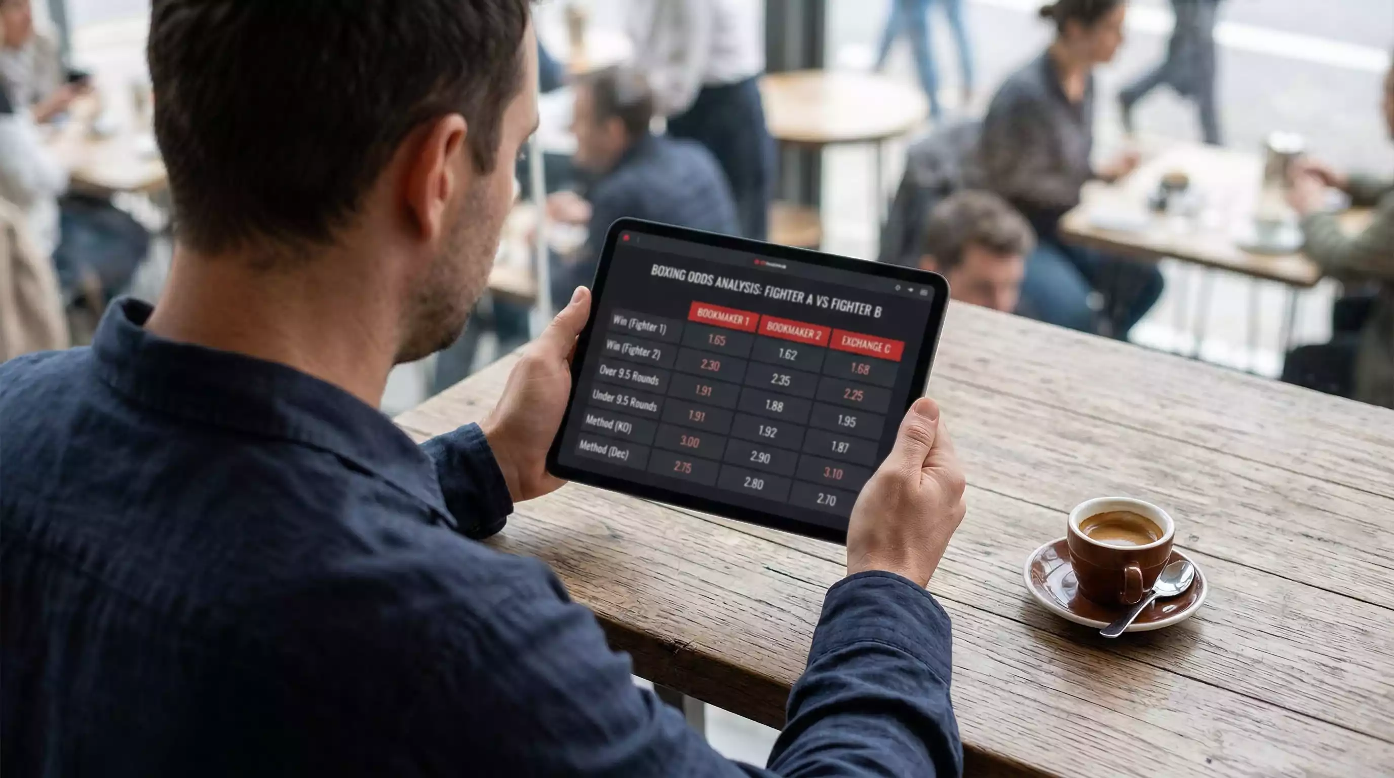 Cuotas de boxeo en formato decimal americano y fraccional